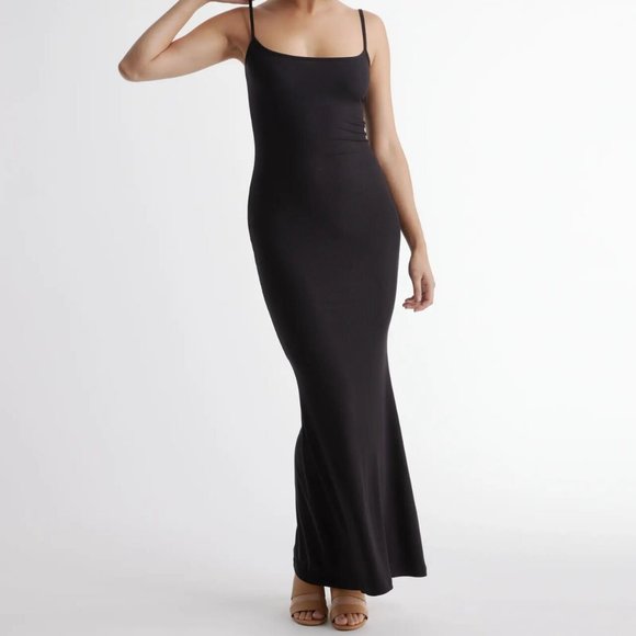 Quince Dresses Quince Tencel Rib Knit Maxi Slip Dress Poshmark